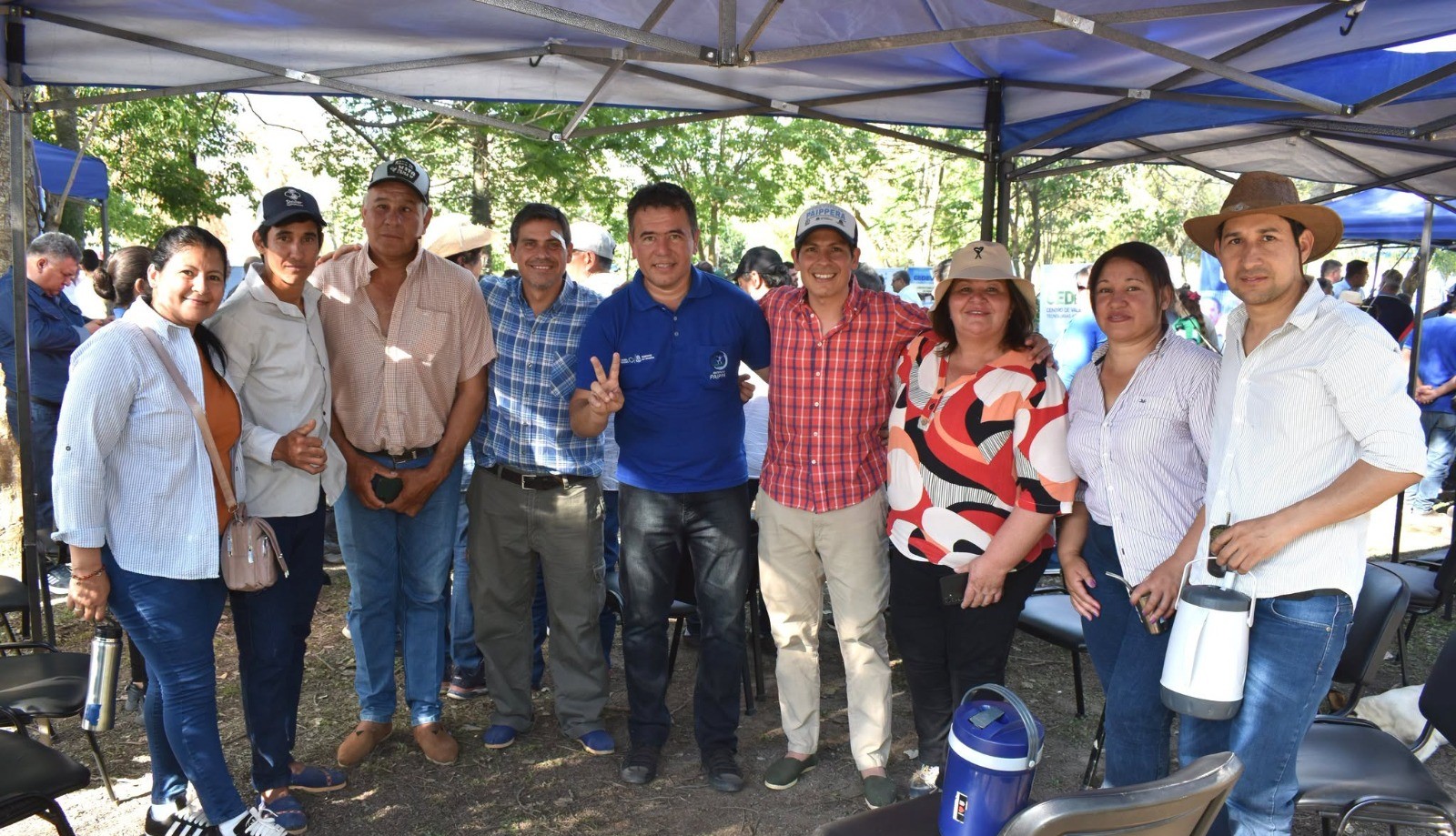 Martín Sotelo acompañó a productores de El Espinillo en el lanzamiento de la siembra de primera